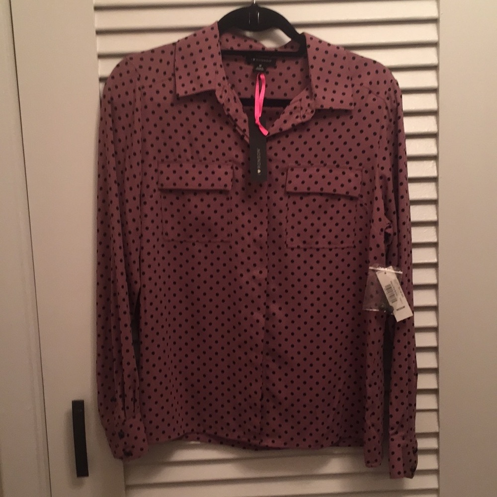 Medium polyester blouse